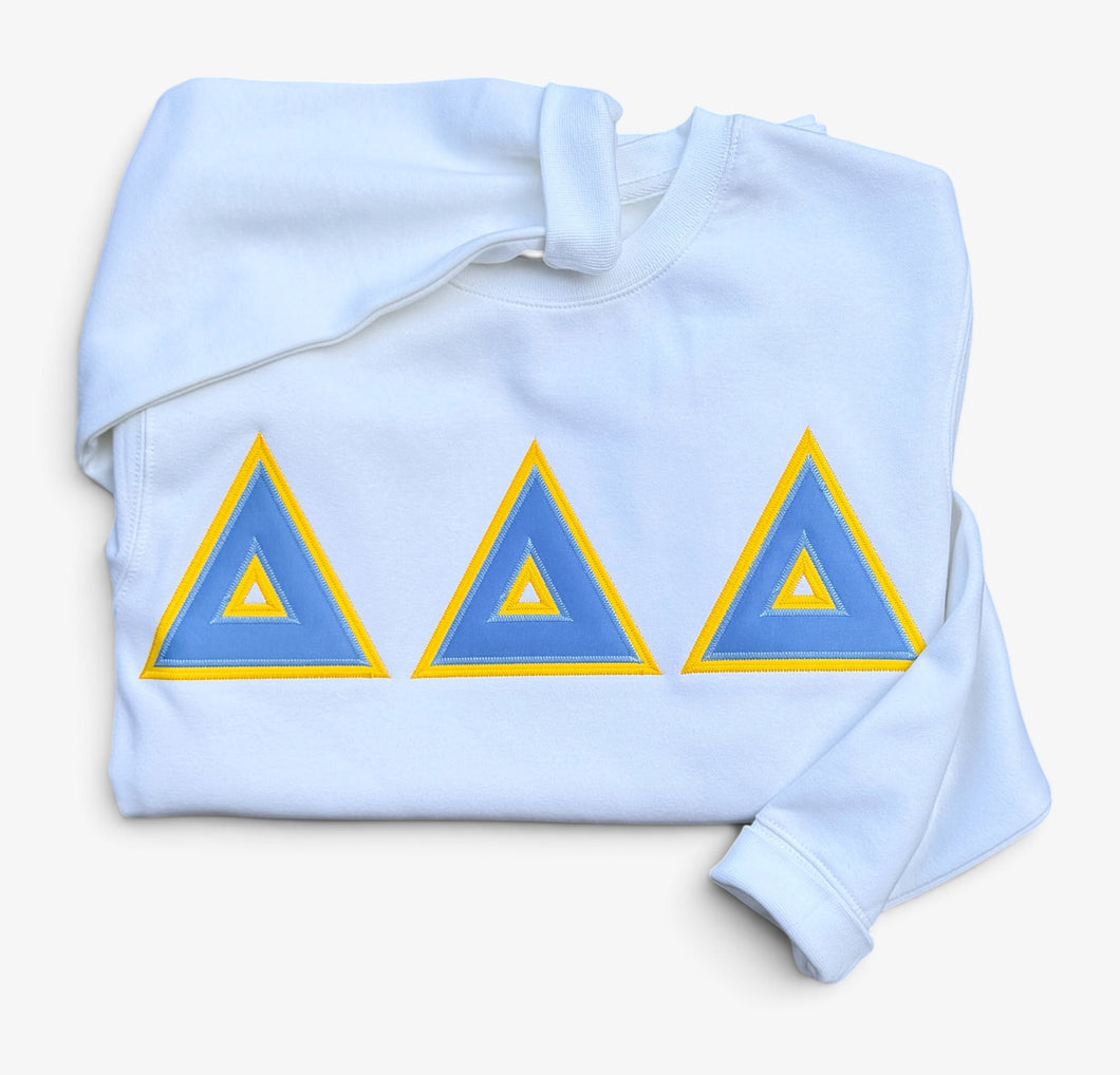 Delta Delta Delta Classic Letter Sweatshirt