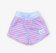 Delta Zeta Patch Stripe Shorts