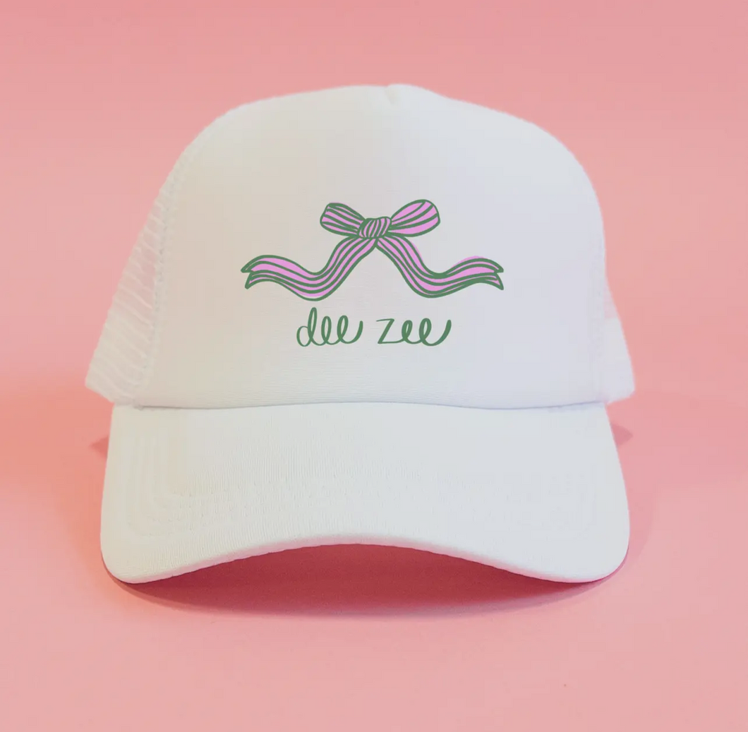 Dee Zee Bow White Trucker hat