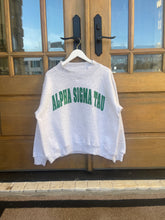 Alpha Sigma Tau Grey Mock Neck Sweatshirt