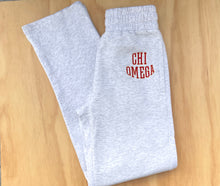 Chi Omega Grey Sweat Pants