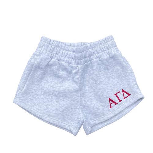 Alpha Gamma Delta Grey Sweat Shorts