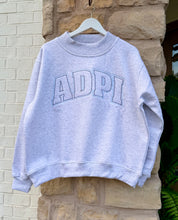 ADPI Letter Mock Neck Sweatshirt