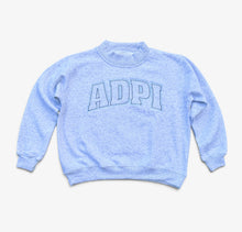 ADPI Letter Mock Neck Sweatshirt