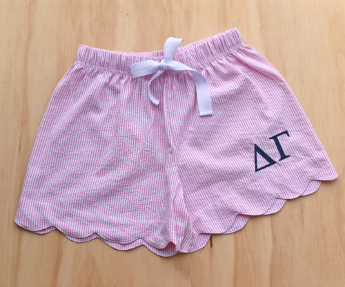 Delta Gamma Pink Pj Short