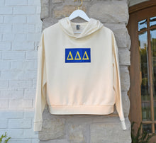 Delta Delta Delta Patch Hooded Sweatshirt