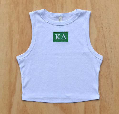 Kappa Delta Patch Crop Tank