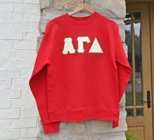 Alpha Gamma Delta Red Letter Sweatshirt
