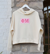 Phi Mu Patch Hooded Sweatshirt