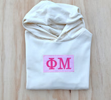 Phi Mu Patch Hooded Sweatshirt