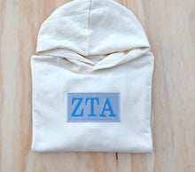 Zeta Tau Alpha Patch Hooded Sweatshirt
