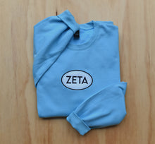 Zeta Tau Alpha Oval Patch Sweatshirt