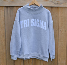 Tri Sigma Mock Neck Sweatshirt