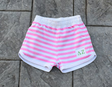 Delta Zeta Patch Stripe Shorts