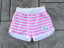 NEW! Kappa Delta Pink Stripe Sweat Shorts