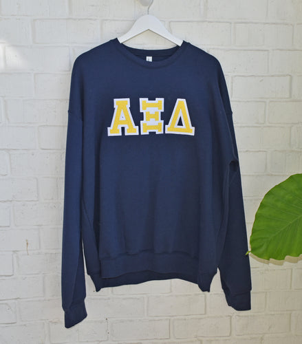 Alpha Xi Delta Navy Sweatshirt