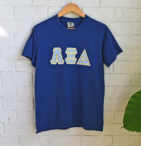 Alpha Xi Delta Royal Blue Short Sleeve Tee