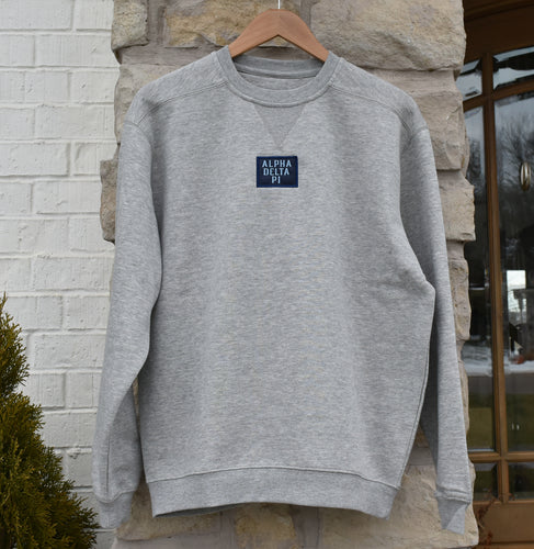 Alpha Delta Pi Patch Crew Sweatshirt
