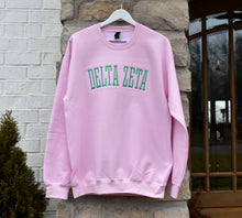 Delta Zeta Arched Collegiate Sweatshirt
