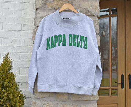 Kappa Delta Mock Neck Sweatshirt