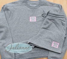 Delta Zeta Grey Patch Shorts