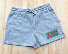 Alpha Chi Omega Patch Grey Shorts