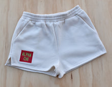 Alpha Chi Omega Patch Cream Shorts
