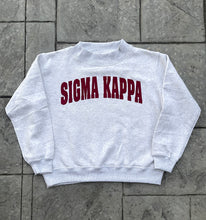 Sigma Kappa Raw Edge Reversible Mock Neck Sweatshirt