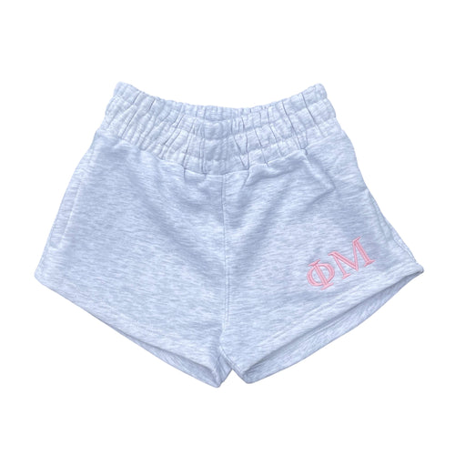 Phi Mu Grey Sweat Shorts