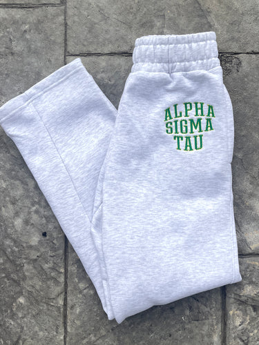 Alpha Sigma Tau Grey Sweat Pants
