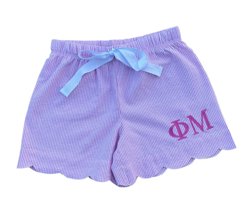 Phi Mu Pink Pj Short