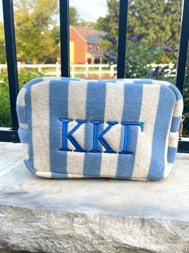 Kappa Blue Stripe Cosmetic Bag