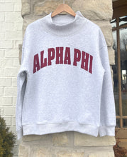 Alpha Phi Mock Neck Sweatshirt