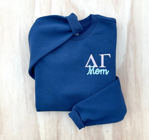 Delta Gamma Mom Navy Sweatshirt
