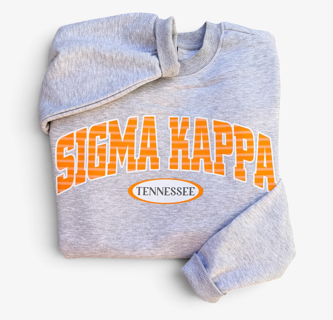 Sigma Kappa Tennessee Grey Sweatshirt