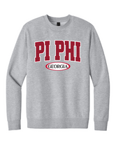 Pi Beta Phi Georgia Tonal Stripe Sweatshirt