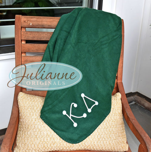 Kappa Delta Fleece Blanket