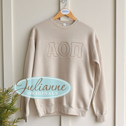 Alpha Omicron Pi Oatmeal Sweatshirt