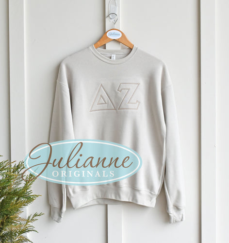 Delta Zeta Oatmeal Sweatshirt