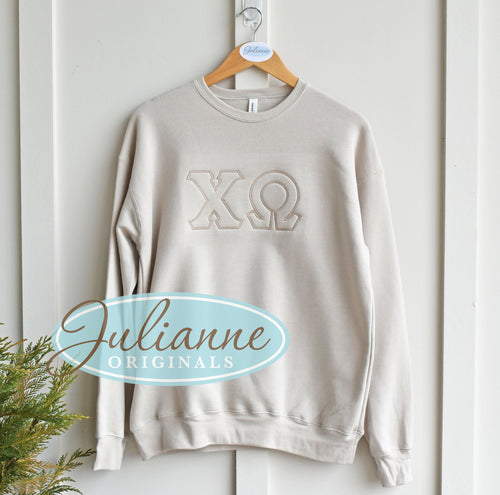 Chi Omega Oatmeal Sweatshirt