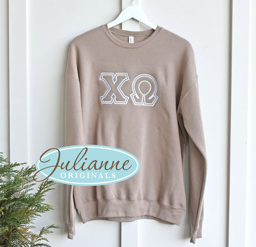 Chi Omega Tan Sweatshirt