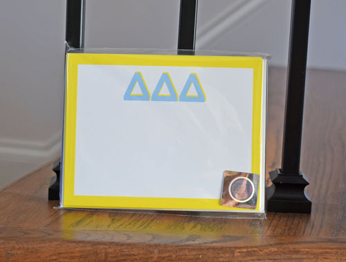 Delta Delta Delta Shadow Flat Notes