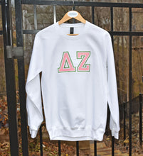 Delta Zeta White Sweatshirt