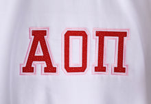Alpha Omicron Pi White Sweatshirt